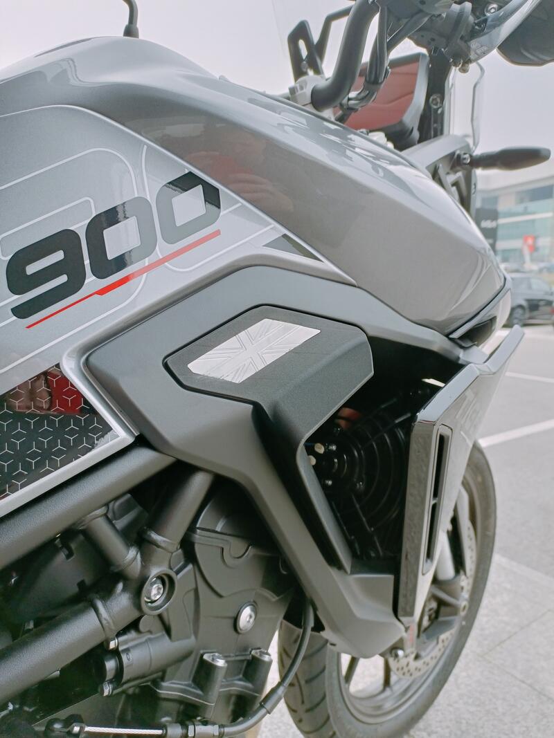 Deflettori Calore per Triumph Argento